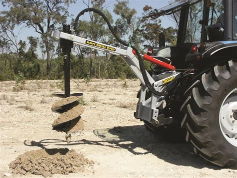 compactable post hole digger|tractor mounted post hole diggers.